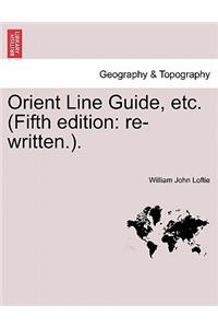 Orient Line Guide, etc. (Fifth edition