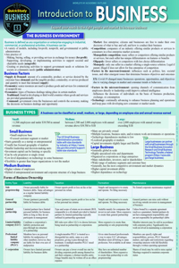 Introduction to Business: A Quickstudy Laminated Reference Guide