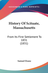 History Of Scituate, Massachusetts