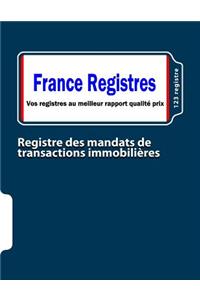 Registre des mandats de transactions immobilières