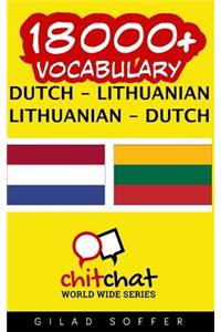 18000+ Dutch - Lithuanian Lithuanian - Dutch Vocabulary