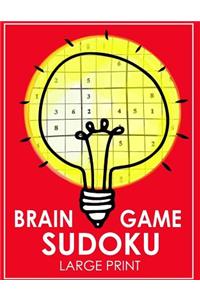 Brain Game Sudoku Large Print