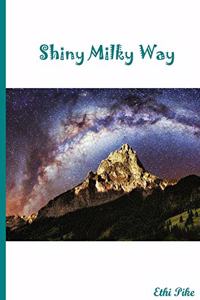 Shiny Milky Way - Outer Space Notebook / Extended Lined Pages / Soft Matte Cover