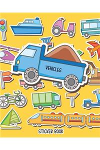 Sticker Book Vehicles