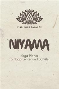 Niyama - Yoga Planer für Yoga Lehrer und Schüler