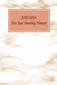 2020-2024 Five Year Monthly Planner