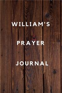 William's Prayer Journal