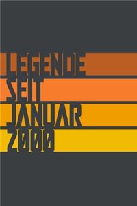 Legende seit Januar 2000