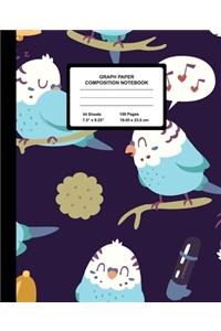 Graph Paper Composition Notebook
