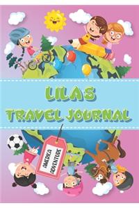 Lila's Travel Journal: Personalised Awesome Activities Book for USA Adventures