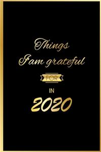 Things i'm grateful for in 2020 - Gratitude journal