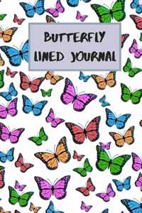 Butterfly Lined Journal