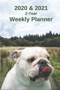 2020 & 2021 Weekly Planner - Two Year Appointment Book Gift - Two-Year Agenda Notebook for Dog Owners