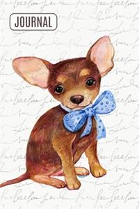 Lined Journal Notebook Cute Chihuahua
