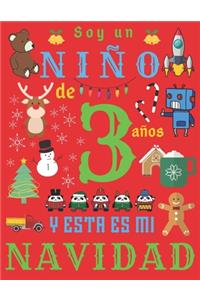 Soy un niño de 3 años y esta es mi Navidad