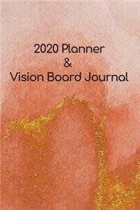 2020 Planner & Vision Board Journal