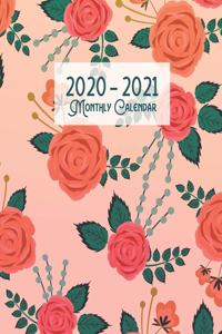2020-2021 Monthly Calendar