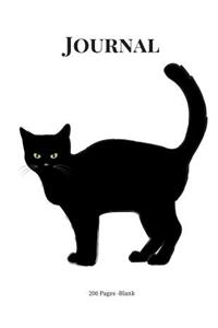 Black Cat Journal Notebook