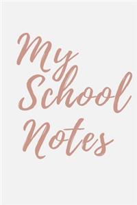My School Notes
