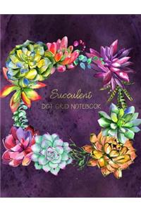Succulent Dot Grid Notebook