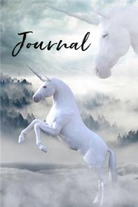 Journal: Unicorn Blank Lined Journal Notebook