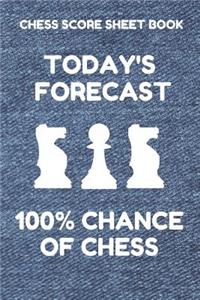 Chess Score Sheet Book
