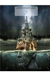 Castles in the Mind Wide Rule Composition Notebook