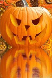 Creepy Halloween Jack-O'Lantern Journal