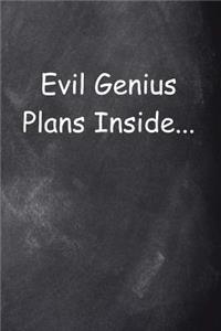 Evil Genius Plans Inside...