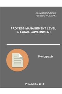 Process Management Level in Local Government