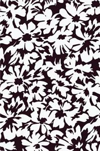 Abstract Floral Notebook: Aubergine: Notebook 6 X 9: Notebook 250 Pages