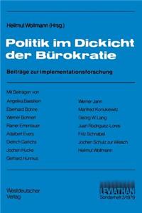 Politik Im Dickicht Der Bürokratie