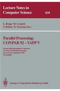 Parallel Processing: Conpar 92 -- Vapp V