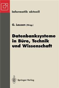 Datenbanksysteme in Büro, Technik Und Wissenschaft