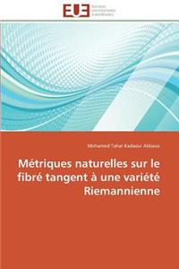 Métriques Naturelles Sur Le Fibré Tangent À Une Variété Riemannienne