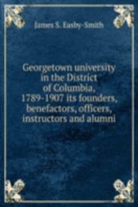 GEORGETOWN UNIVERSITY IN THE DISTRICT O