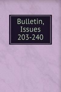 Bulletin, Issues 203-240