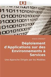 Déploiement d''applications sur des environnements à services