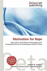 Motivation for Rape