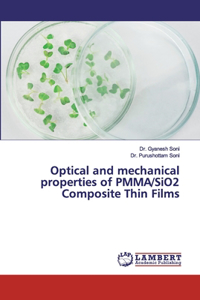 Optical and mechanical properties of PMMA/SiO2 Composite Thin Films