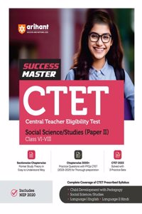 Arihant CTET Success Master Paper II Social Science/Studies Class VI -VIII