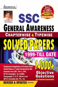 SSC General Awareness Chapterwise and Typewise Solved Papers 14000+ Objective Questions (English Medium) (3888)