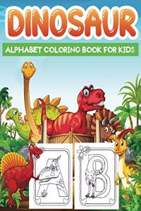 dinosaur alphabet coloring book for kids