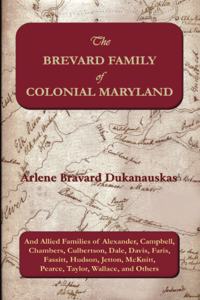 Brevard Family of Colonial Maryland