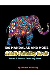 100 Mandalas And More Adut Coloring Book
