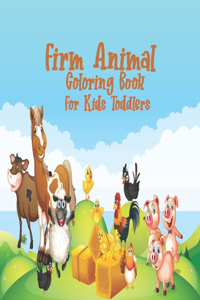 Firm Animal Coloring Book For Toddlers