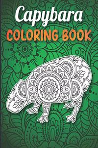 Capybara Coloring Book