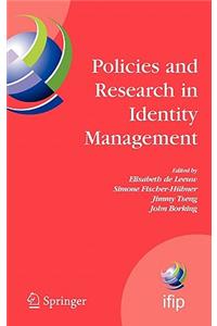 Policies and Research in Identity Management