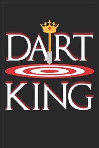 Dart King: Throwing Darts Notebook or Dart Player Journal