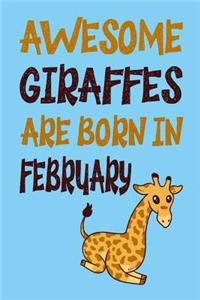 Awesome Giraffes Are Born in February